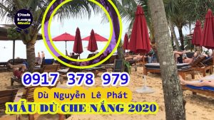 Bán Dù Che Nắng Lệch Tâm Quán Cafe, Dù Che nắng Bán Hàng Ngoài Trời ở Vĩnh Long 