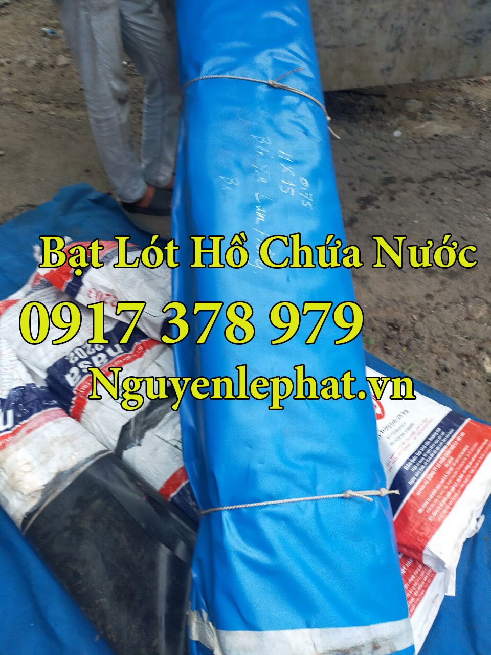Bạt lót ao hồ chứa nước HDPE Cam Ranh Bạt lót ao hồ chứa nước HDPE Cam Ranh