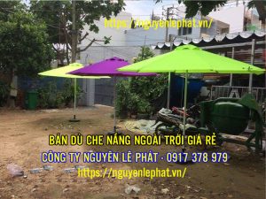 Bán Dù Che Nắng Đứng Tâm, Lệch Tâm tại TP Dĩ An Bình Dương