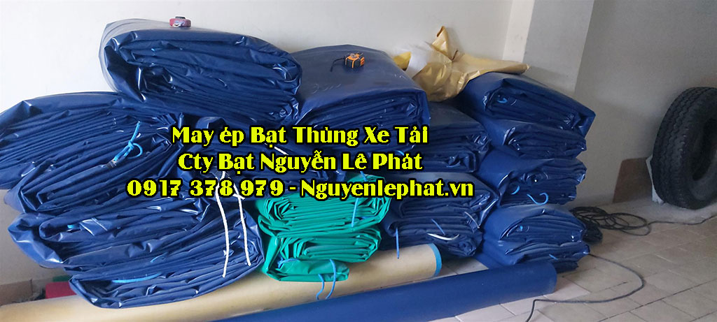 May ép bạt thùng xe tải