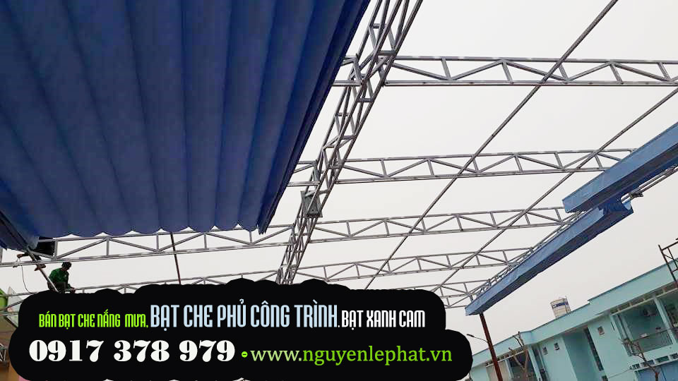 Thi Công Lắp Đặt Mái Hiên Di Động, Mái Xếp Lượn Sóng ở Vũng Tàu