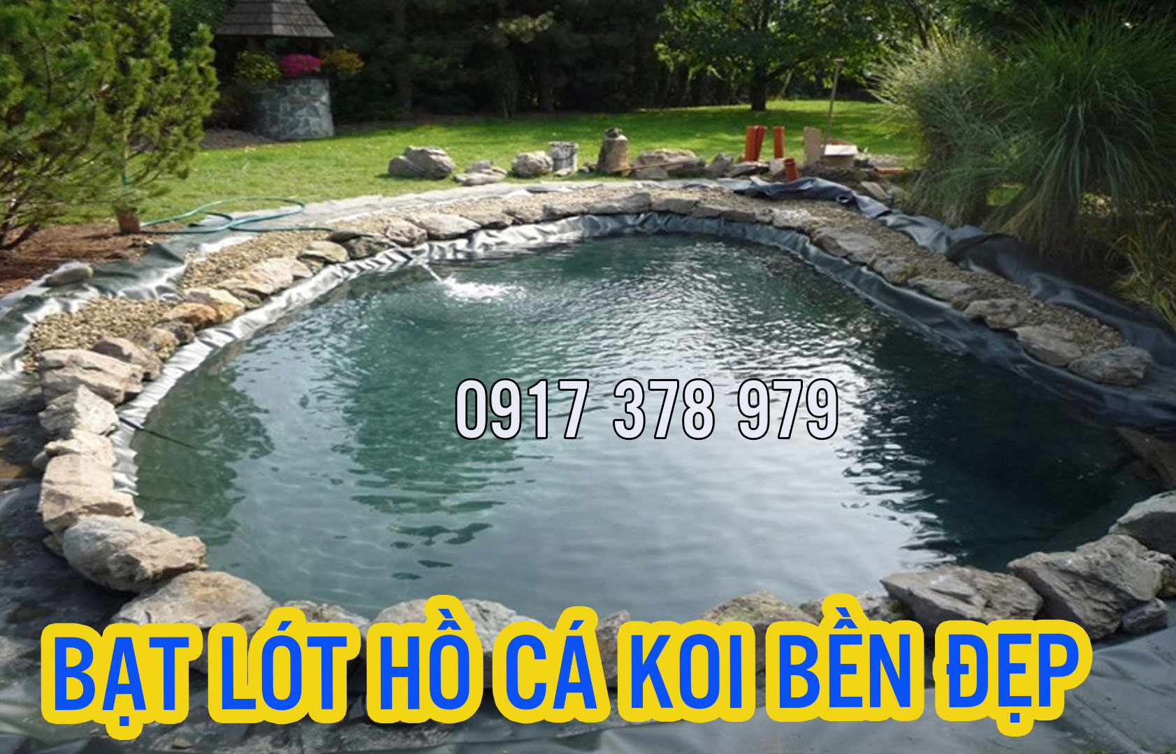 Bạt lót hồ cá KOI Bạt lót hồ cá KOI