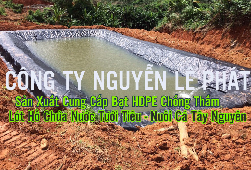 Bạt Nhựa Lót Ao Hồ Nuôi Cá, Tôm, Ao Hồ Chứa Nước Bạt Nhựa Lót Ao Hồ Nuôi Cá, Tôm, Ao Hồ Chứa Nước