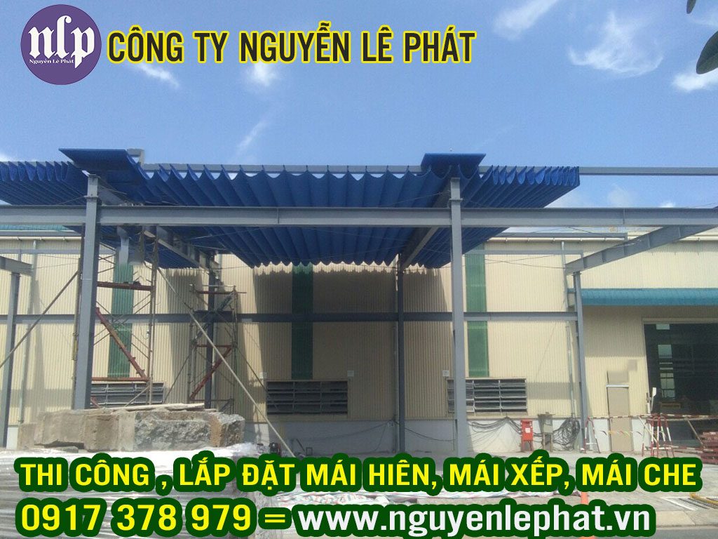 Nhận May Ép Bạt Mái Hiên Mái Che Mái Xếp Lượn Sóng tại Hà Nội Theo Yêu Cầu Thành Phẩm