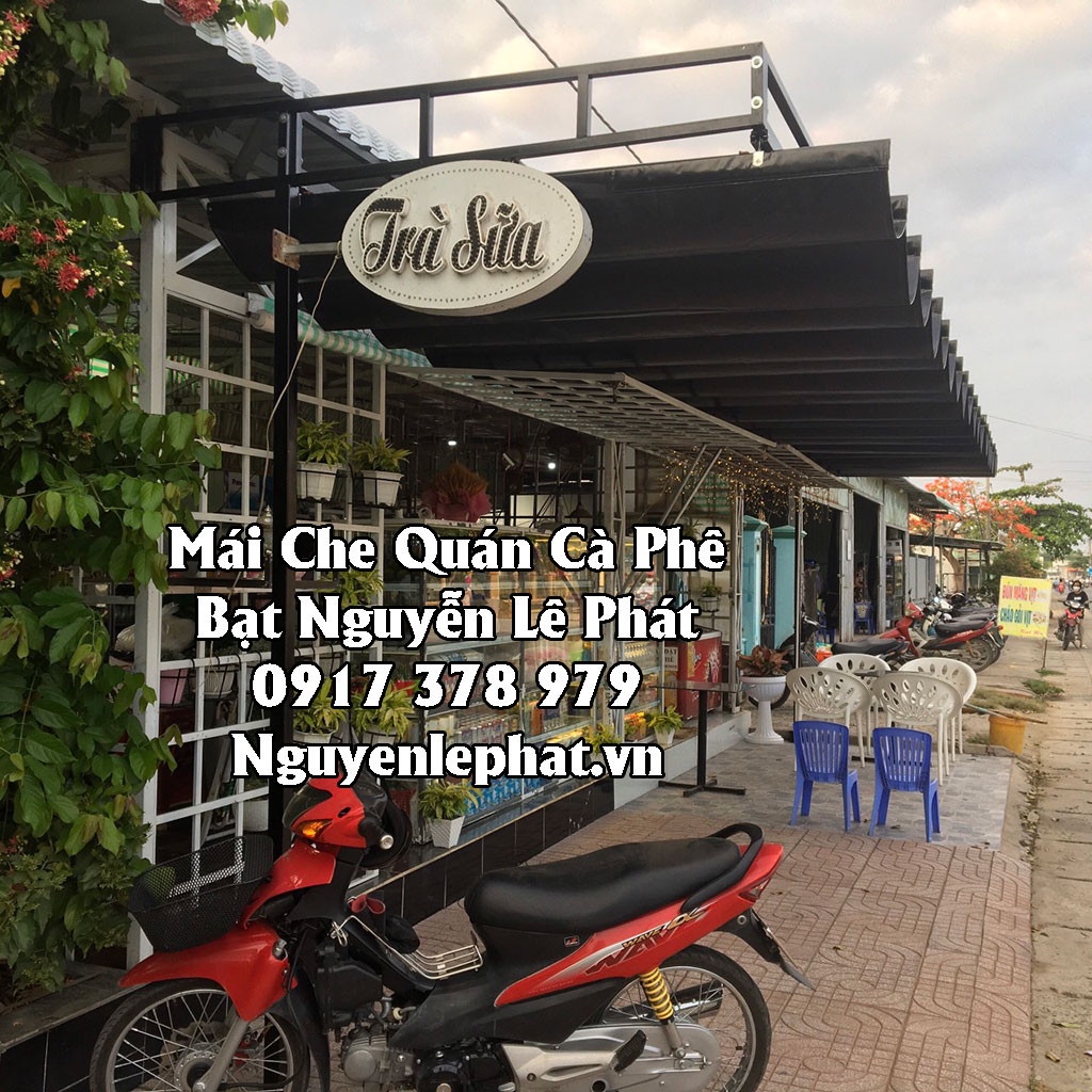 Lắp Đặt Mái Che Quán Cafe tại Tây Ninh, Bạt Kéo Che Nắng Tây Ninh