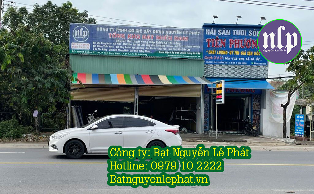 Kho xưởng May bạt xếp