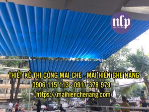 làm mái xếp di động lượn sóng, mái bạt xếp DI ĐỘNG BỆNH viện, siêu thị, bến xe, sân vườn, biệt thự, bể bơi, sân thượng, mái che giếng trời.