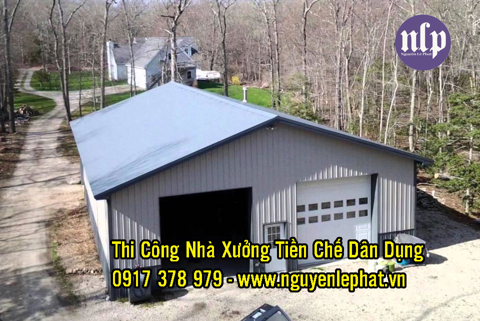 Mẫu nhà xưởng tiền chế đẹp, nhà thép tiền chế Nhà Xưởng dân dụng tại Nhà Bè Bình Chánh Tây Ninh