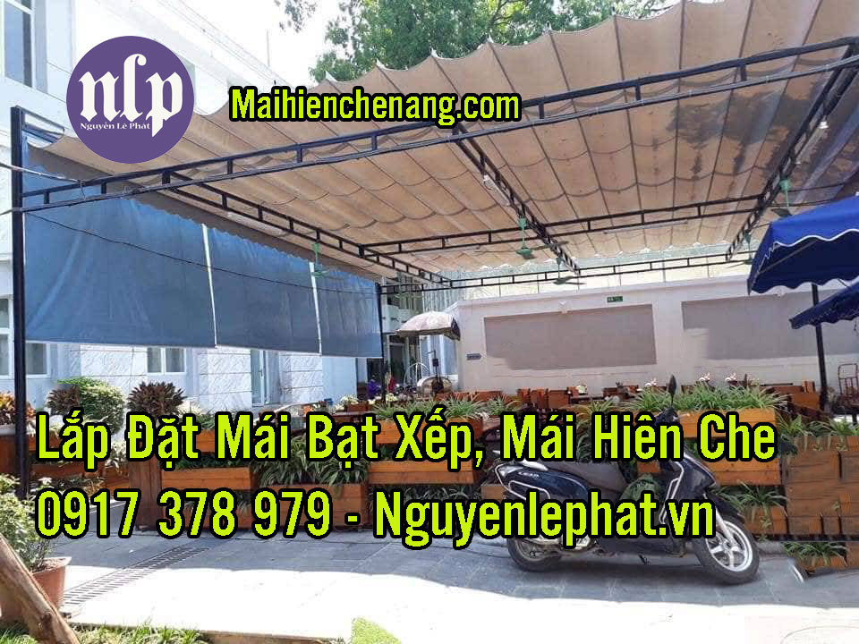 Mái che lượn sóng giá rẻ, bạt mái che, lắp đặt mái che di động