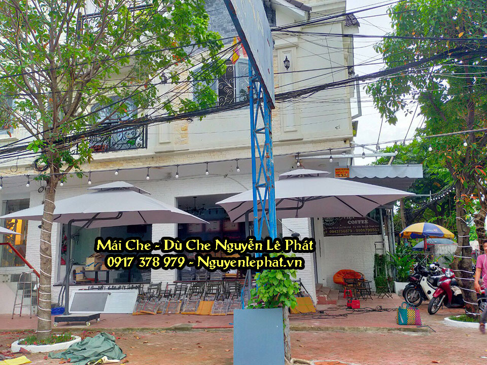 Mái phủ quán cà phê vườn - bên trên TP HCM - Cầu Thang Sắt Đẹp