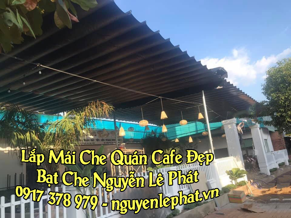 Kiểu mái che nhà hàng quán cafe phổ biến và nơi bán giá rẻ