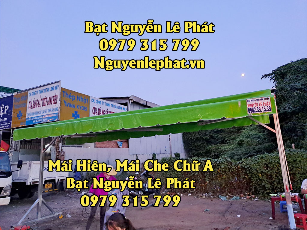 Bảng Giá Mái Hiên Chữ A Có Bánh Xe Đẩy Mới