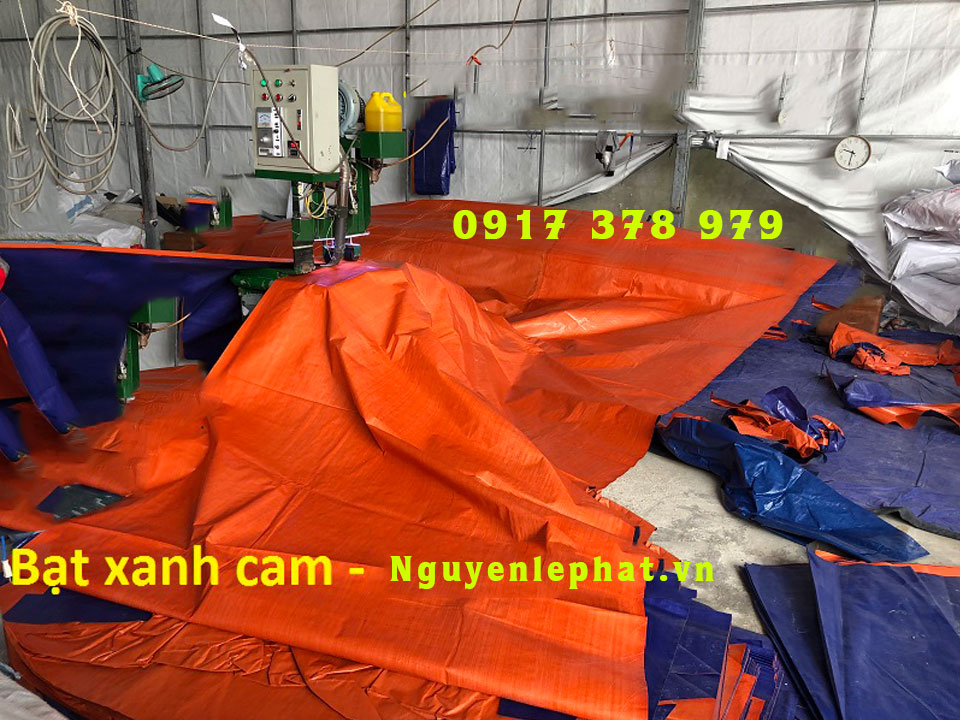 Bạt che nắng, mưa khổ 6m bán theo mét,bạt xanh cam loại tốt Bạt che nắng, mưa khổ 6m bán theo mét,bạt xanh cam loại tốt