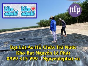 Bạt Lót Ao Hồ Chứa Trữ Nước Nuôi Cá Tại Bến Tre