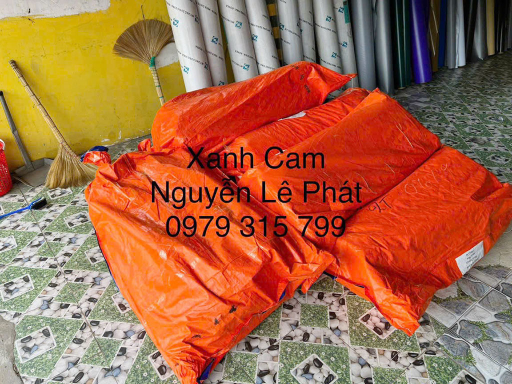 Bảng báo giá bạt xanh cam tại Bình Dương