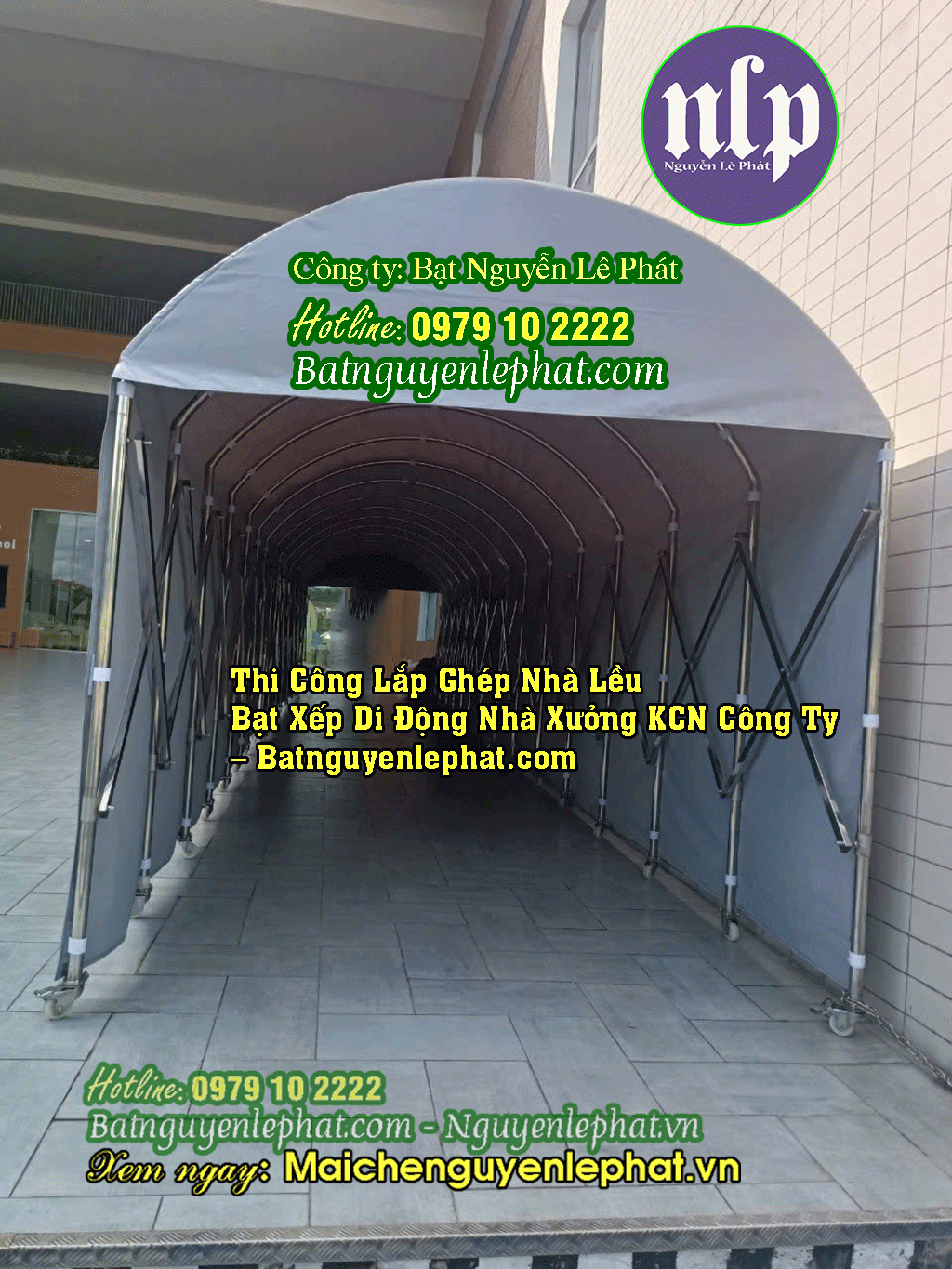 Cung Cấp Nhà Lều Bạt Xếp, Mái Vòm Di Động Các KCN Long Điền, Long Thành Đồng Nai