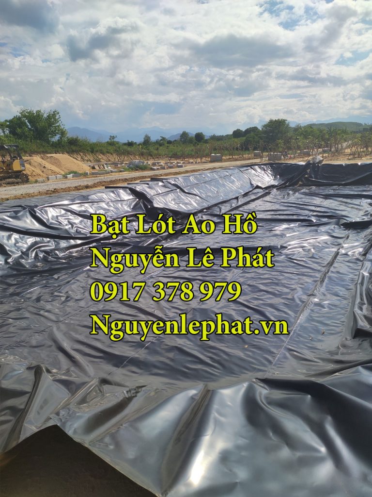 Bạt Lót Ao Hồ Chứa Nước Nuôi Cá Châu Đức Xuyên Mộc Vũng Tàu