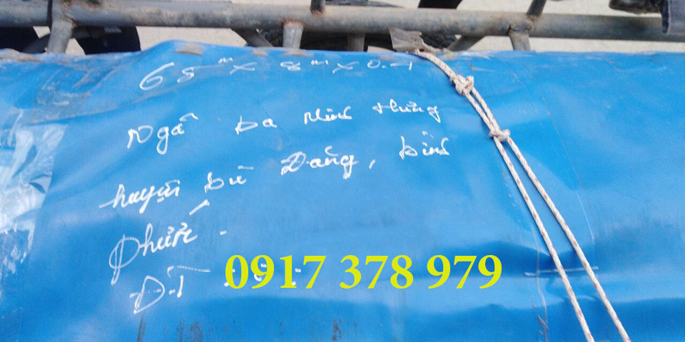 Bạt lót ao hồ chứa nước nuôi cá tại Tân Phú Bạt lót ao hồ chứa nước nuôi cá tại Tân Phú