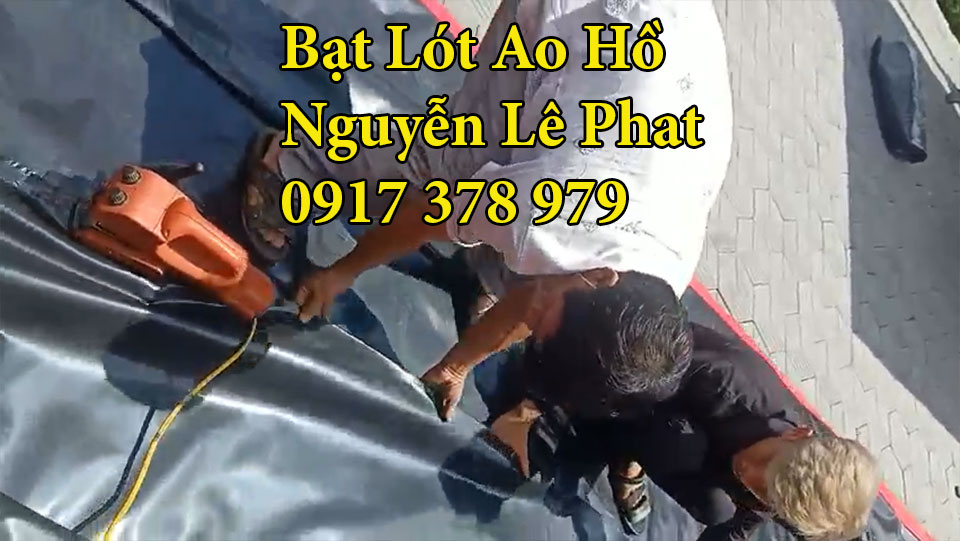 Thi công lót bạt ao hồ nuôi cá ở Xuân Lộc Thi công lót bạt ao hồ nuôi cá ở Xuân Lộc