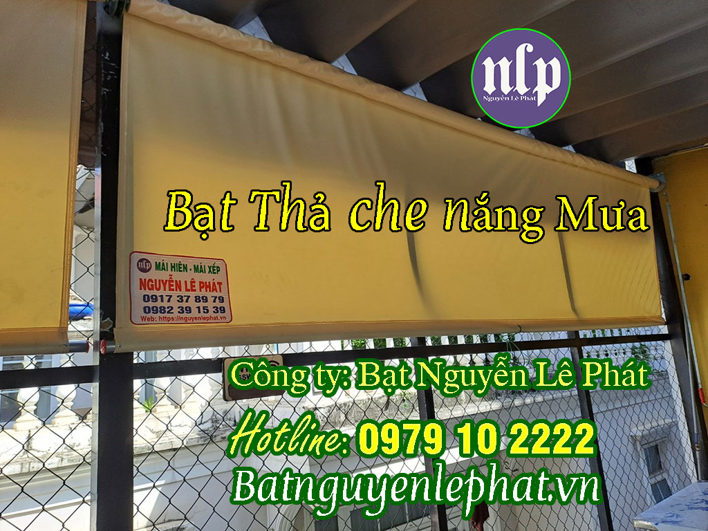 Bạt thả che nắng mưa ban công - 0979 102222