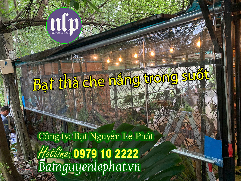 Bạt thả che nắng mưa ngoài trời - 0979 102222