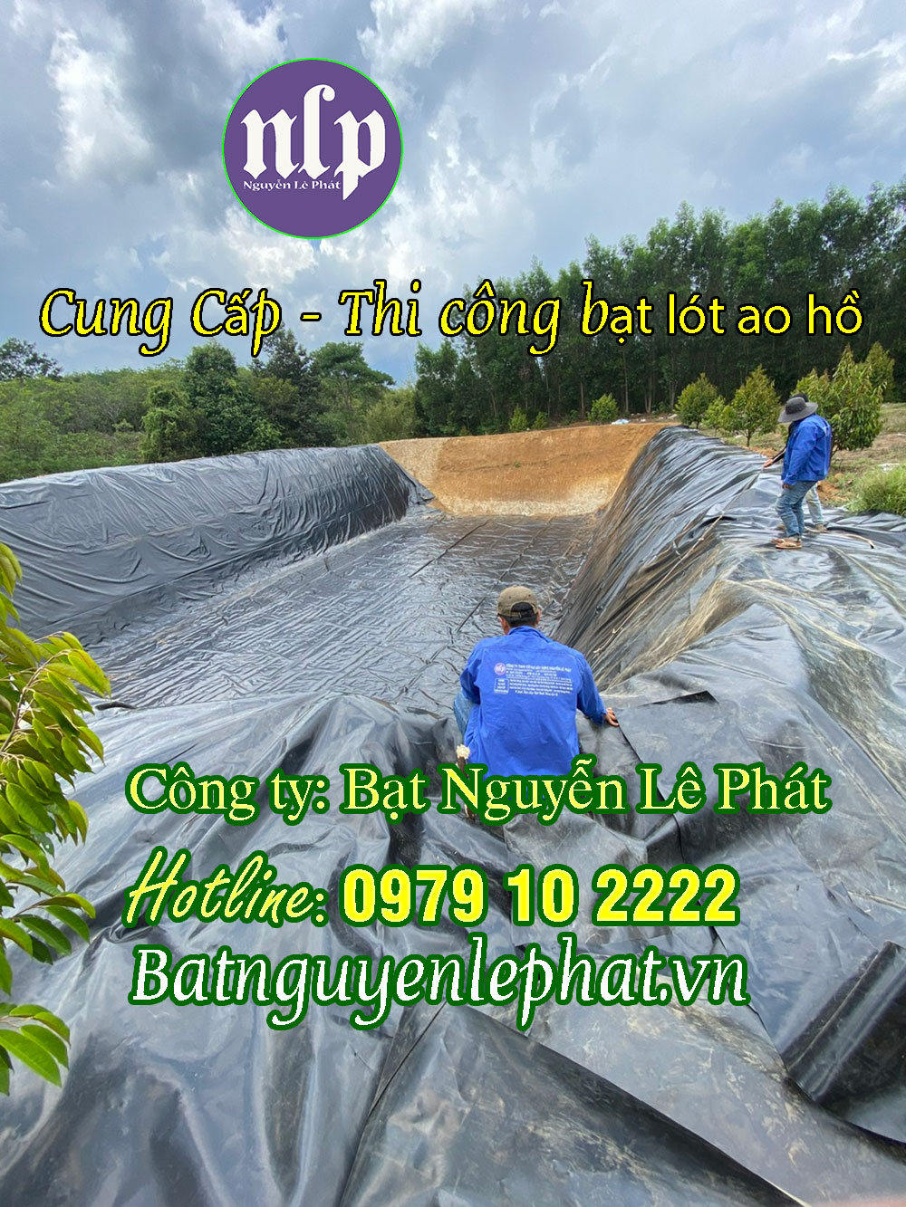 Thi Công Lót Bạt Ao Hồ HDPE Tại Hải Dương