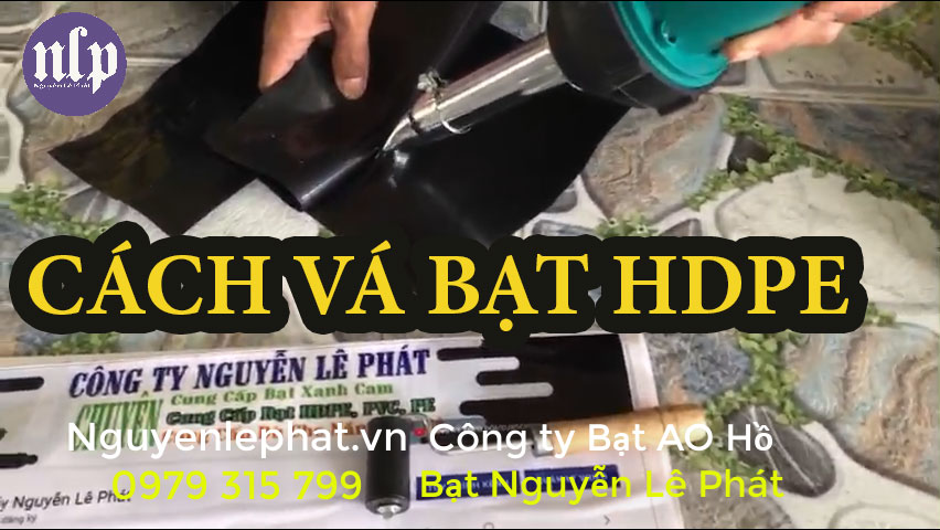 Thi công lót bạt nhựa HDPE