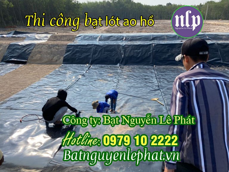 Màng Bạt Nhựa HDPE Đen 2 Mặt Chống Thấm Nước Giá Rẻ