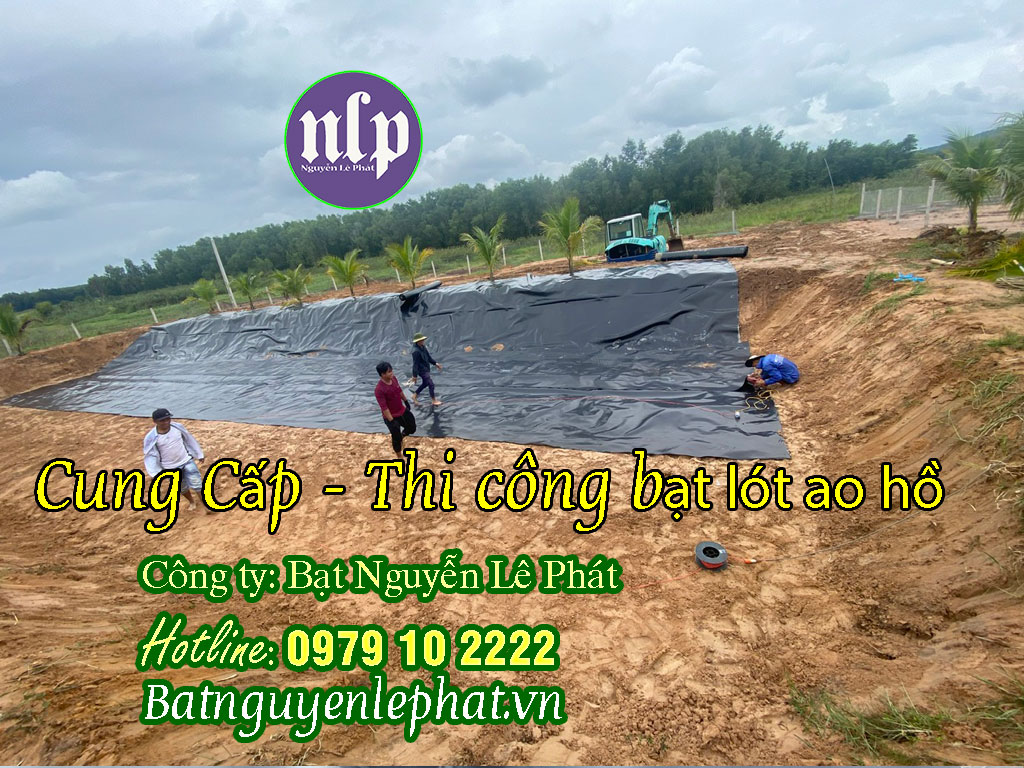 Thi Công Bạt Lót Ao Hồ HDPE Tại Hải Dương