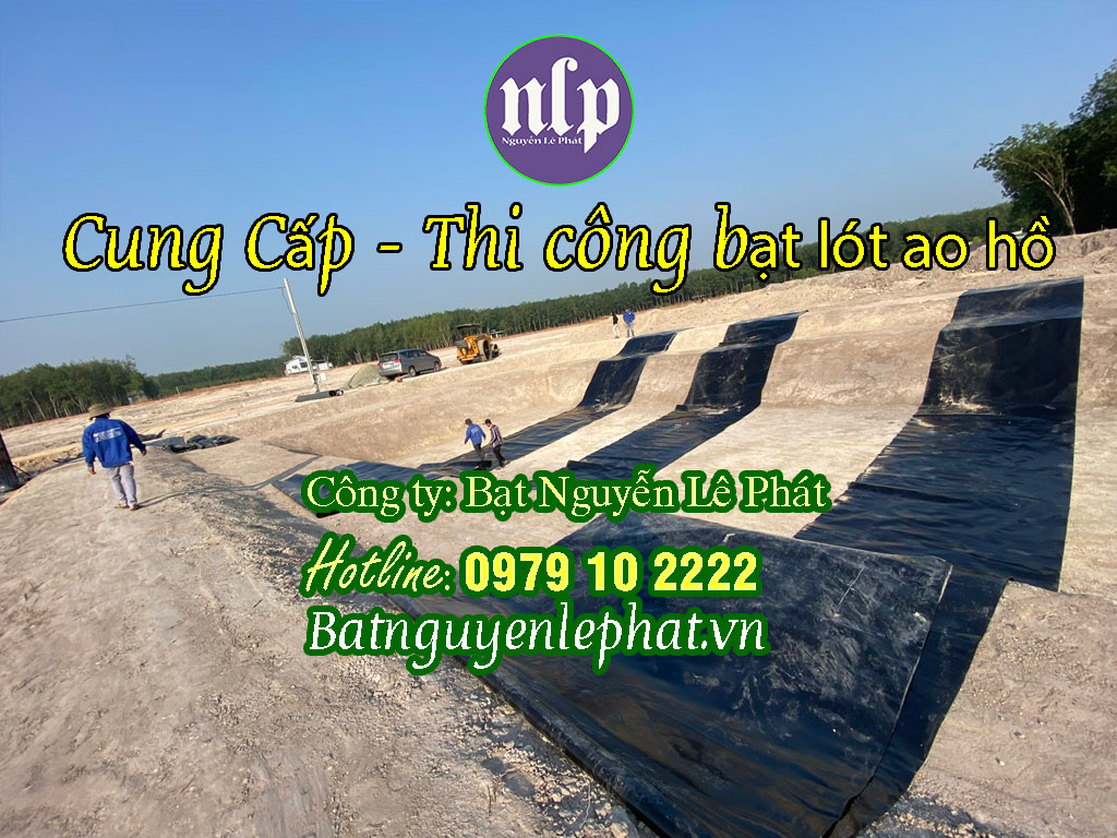 Thi công Bạt Lót Hồ Tại Hải Dương