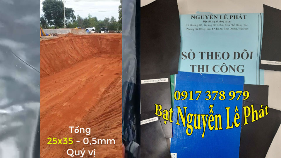 Bạt Lót Hồ Chứa Nước Nuôi Cá tại Bình Thuận Bạt Lót Hồ Chứa Nước Nuôi Cá tại Bình Thuận