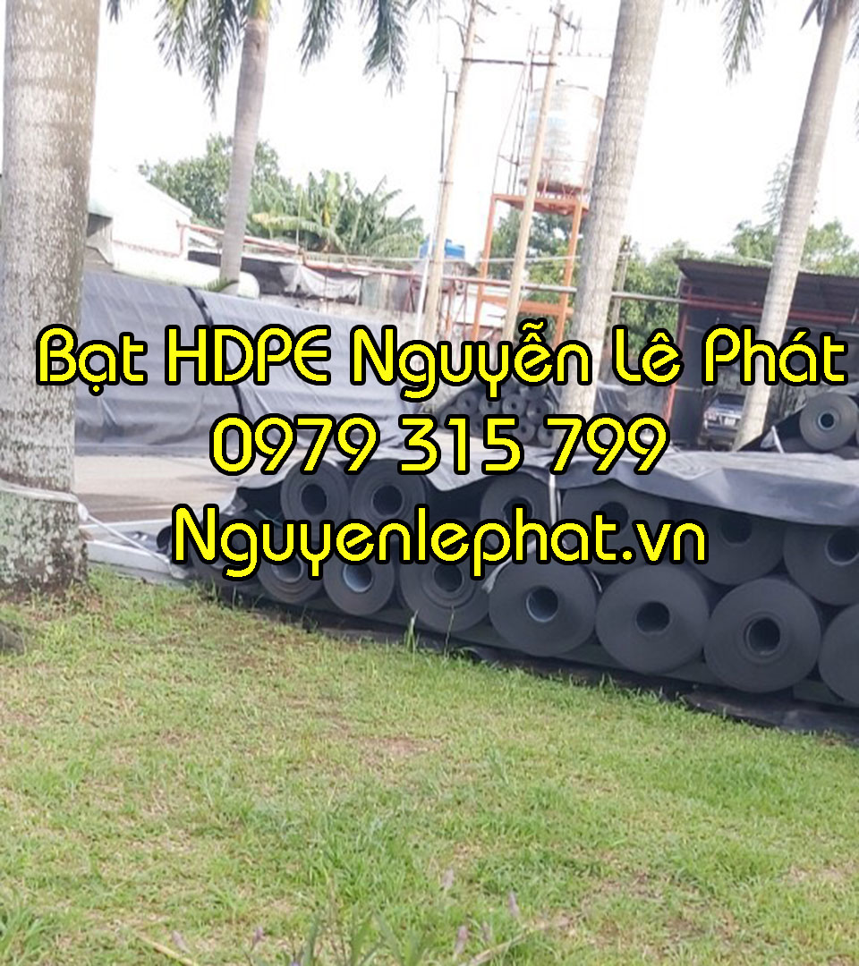 Bạt Nhựa Chống Thấm Hồ Nước HDPE, PE