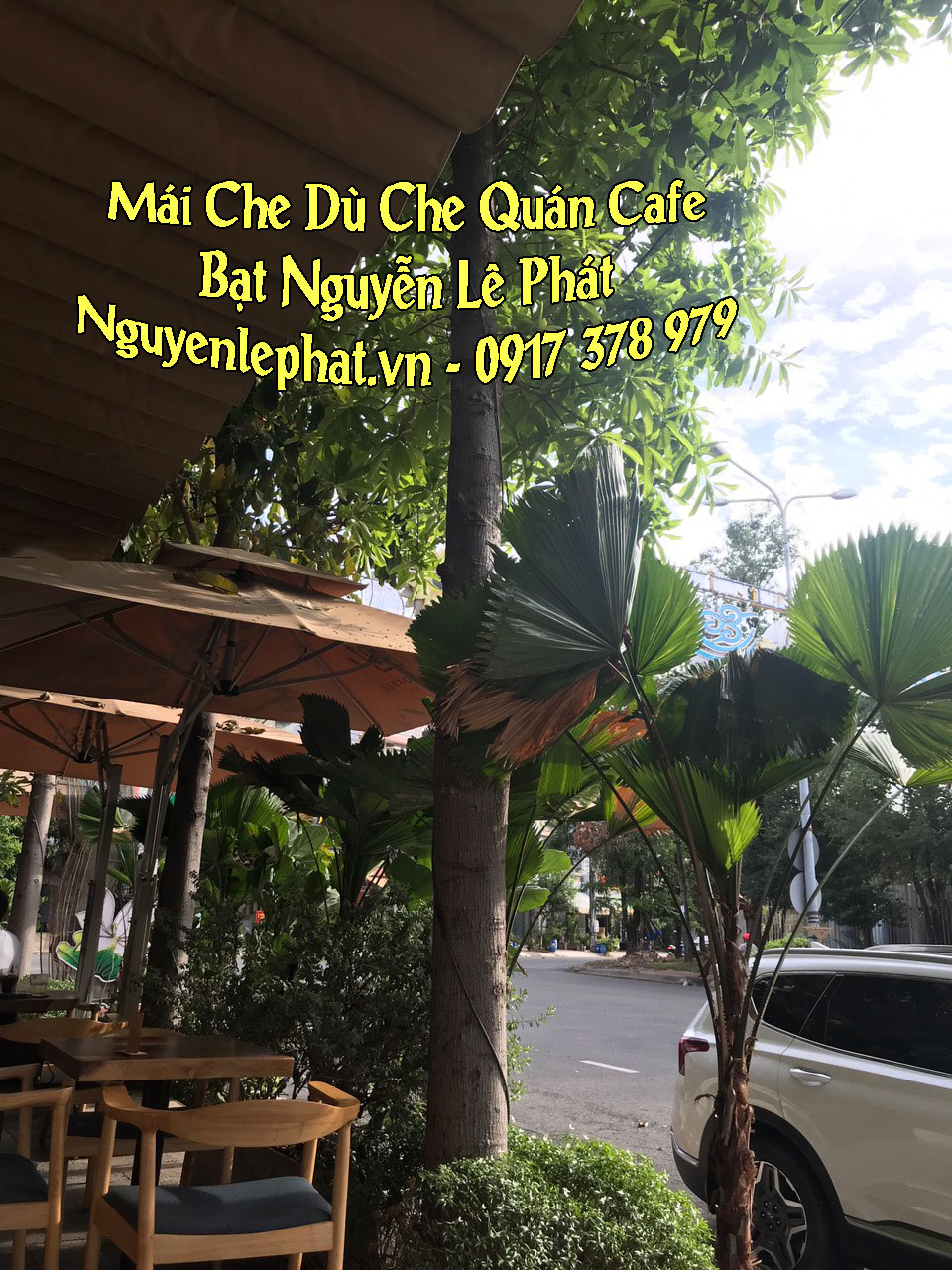 Mái Che Quán Cafe Sân Vườn