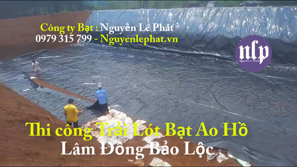 bạt lót bờ ao hồ nuôi tôm cá lươn ốc hóc môn