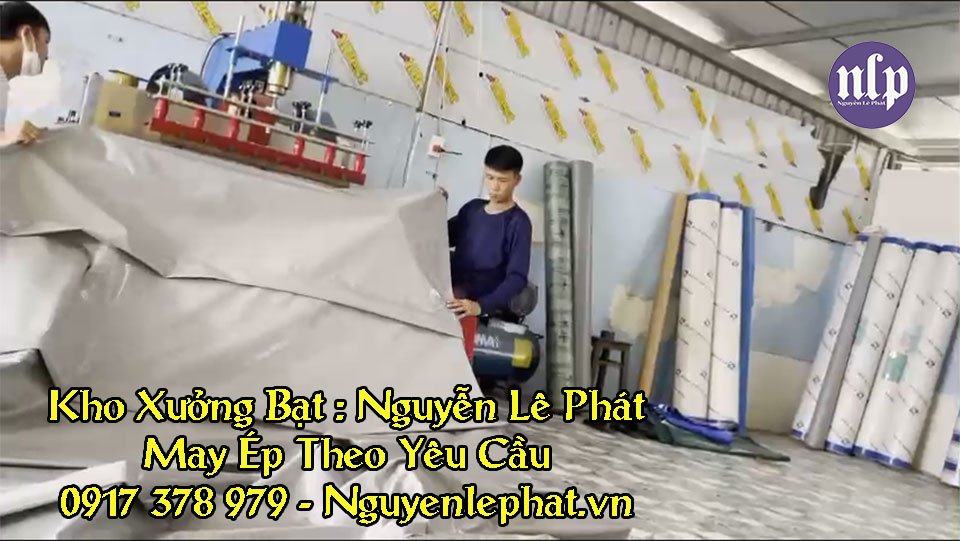 May bạt mái xếp, may ép bạt giá rẻ theo yêu cầu tại HCM Bình Dương Biên Hòa
