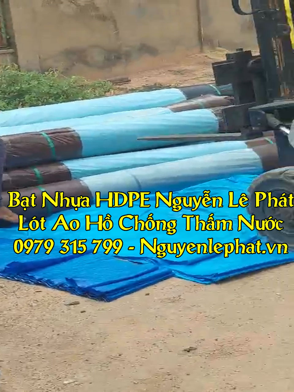 Bạt HDPE đen chống thấm nước