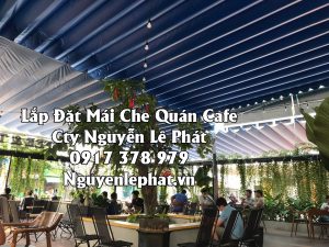 Thay Bạt Mái Che Di Động Dành Cho Quán Cafe Nhà Hàng Quán Nhậu