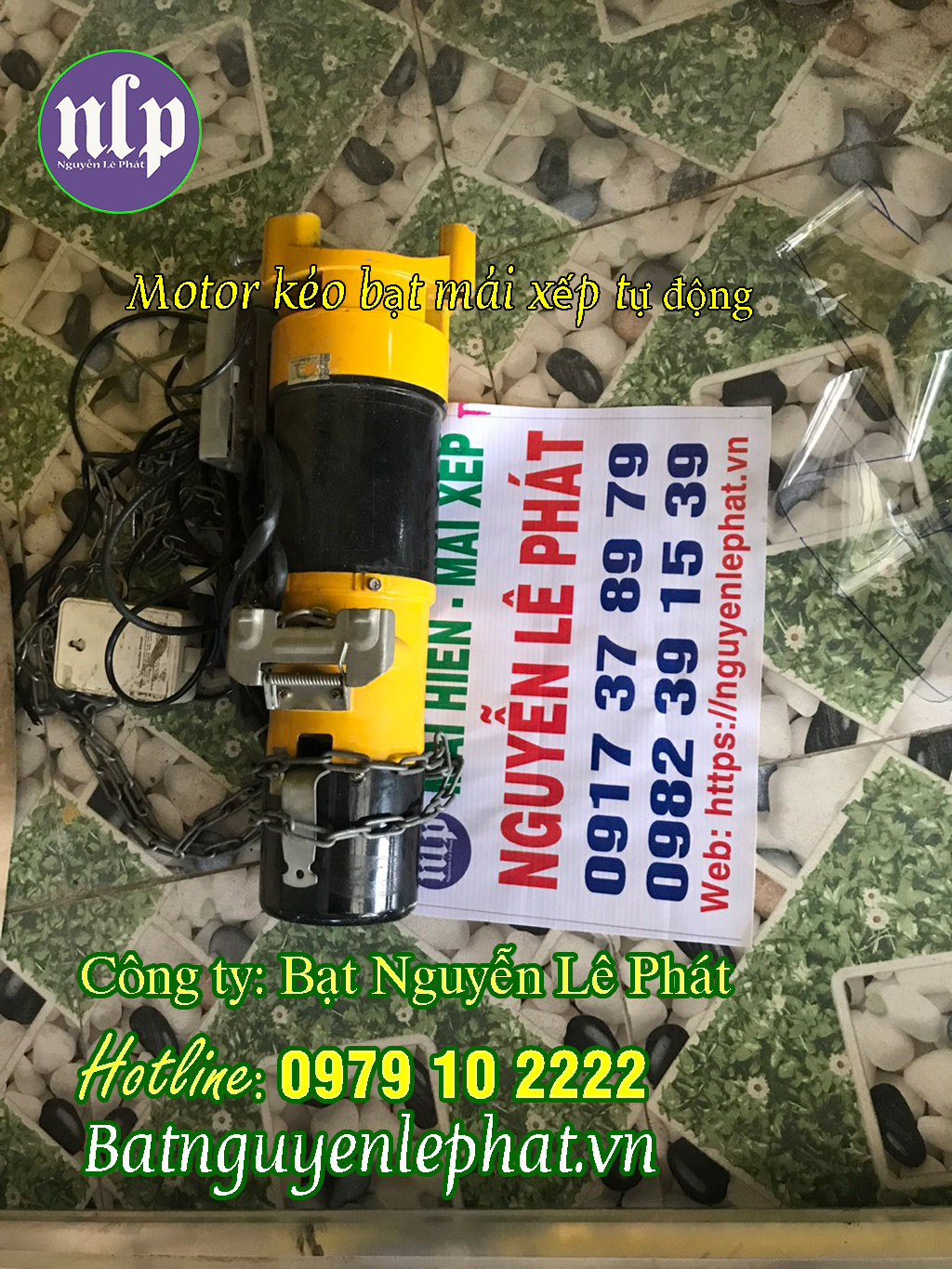 Motor kéo bạt mái xếp - 0979 102222