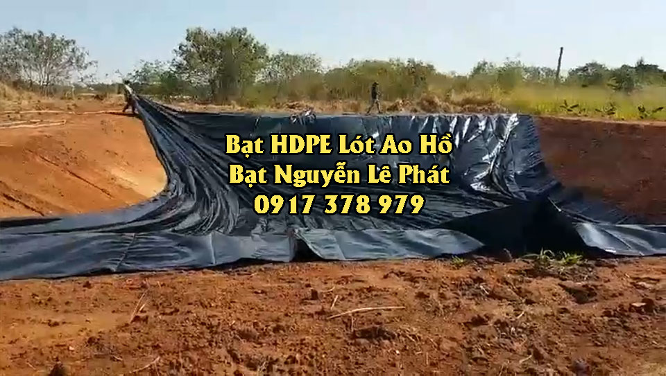 Bạt nhựa HDPE chống thấm nước