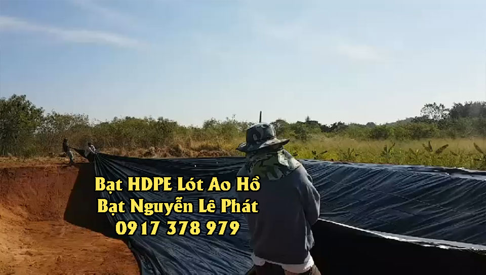 Bạt nhựa HDPE chống thấm nước