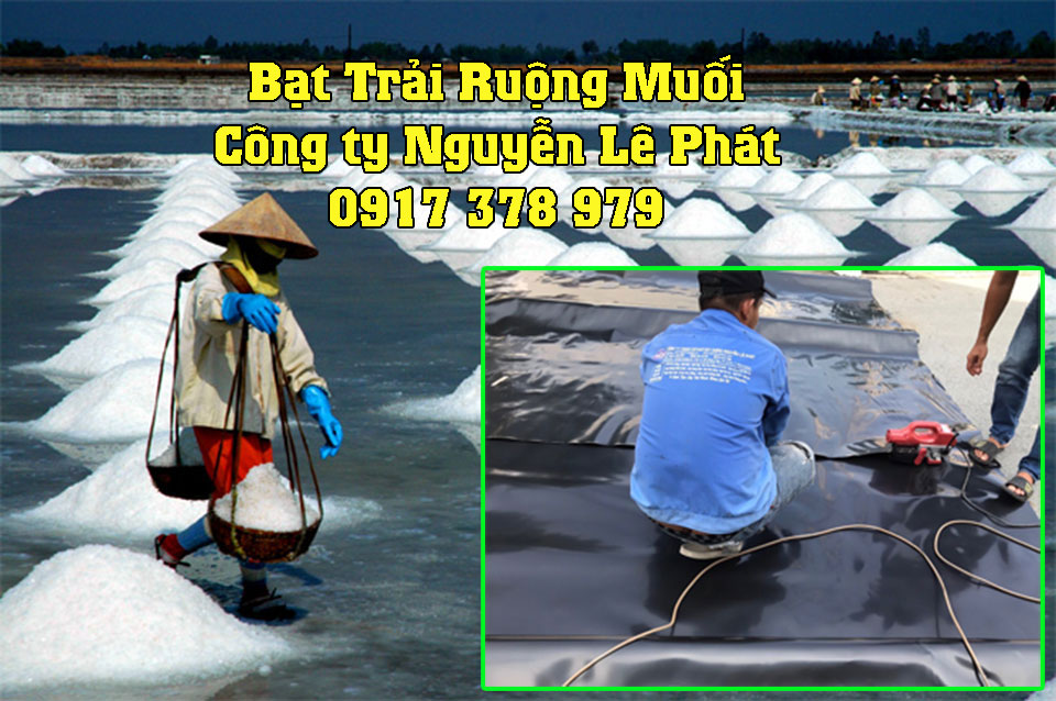 bạt lót làm muối