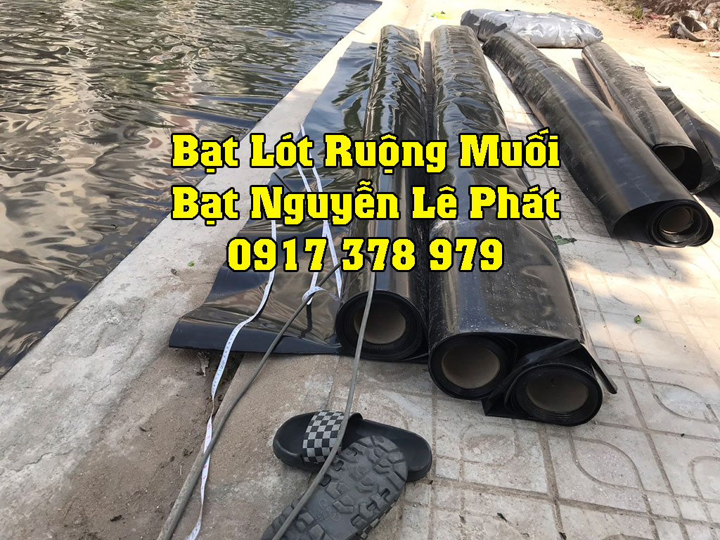 bạt làm ruộng muối chống thấm