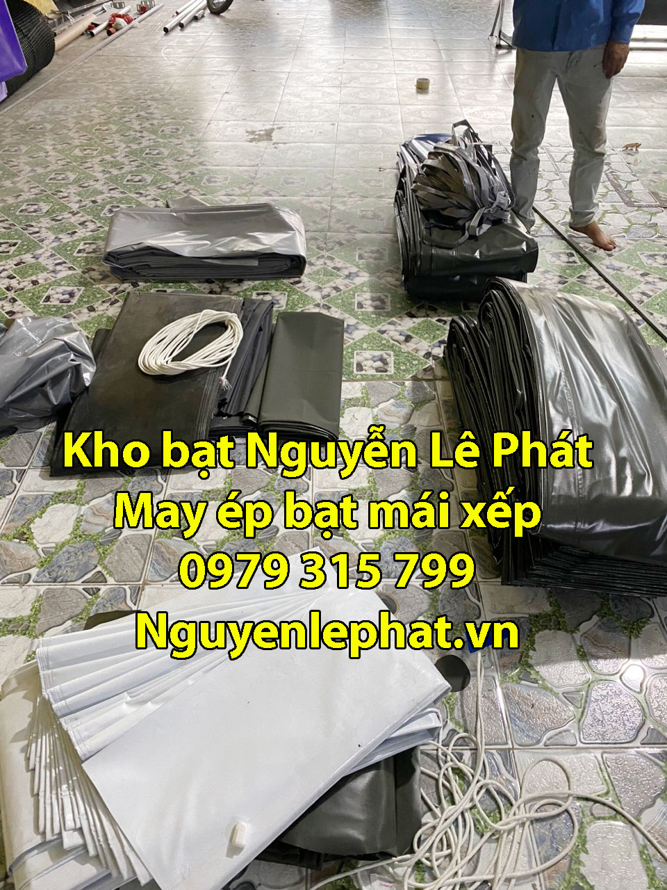 May ép bạt mái xếp