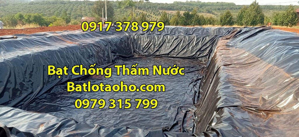 Bạt lót ao hồ chứa nước nuôi cá Bến Cát