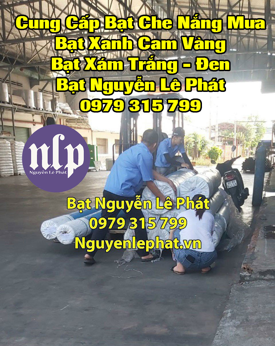 Bạt xanh cam mỏng, nhẹ, dẻo dai thường dùng để che nắng mưa