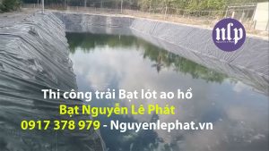 Bạt Lót Hồ Cá HDPE