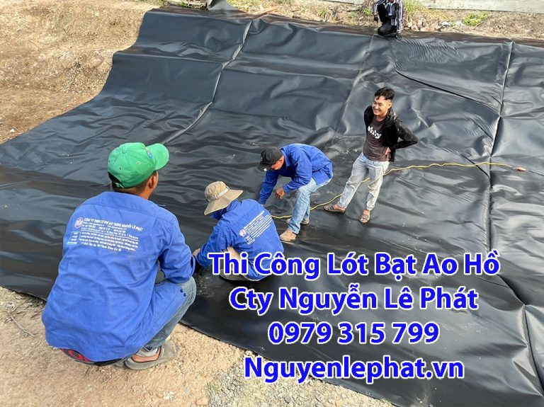 Màng bạt nhựa HDPE lót hồ nuôi cá