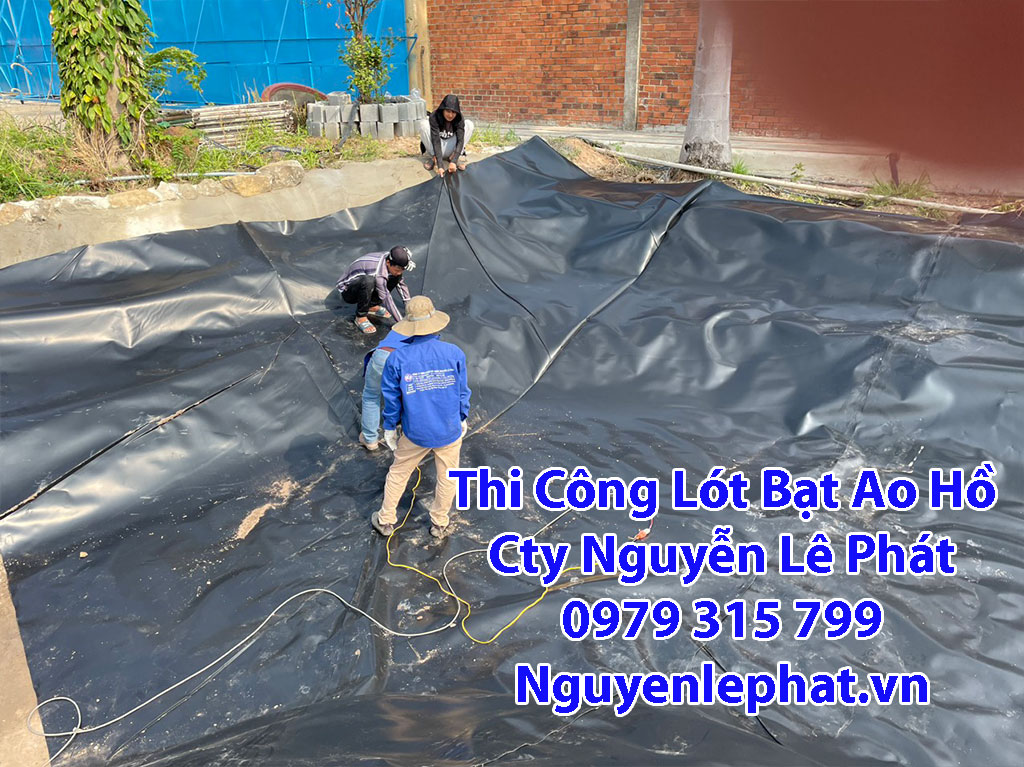 Bạt nhựa HDPE lót ao hồ chứa nước nuôi tôm cá 