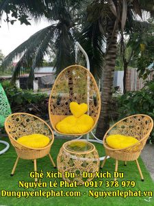 Báo Giá Ghế Xích Đu Ngoài Trời Sân Vườn - Mẫu Dù Xích Đu Đẹp