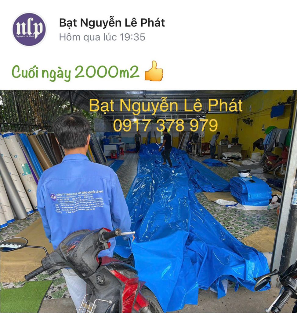May bạt mái xếp Vũng Tàu